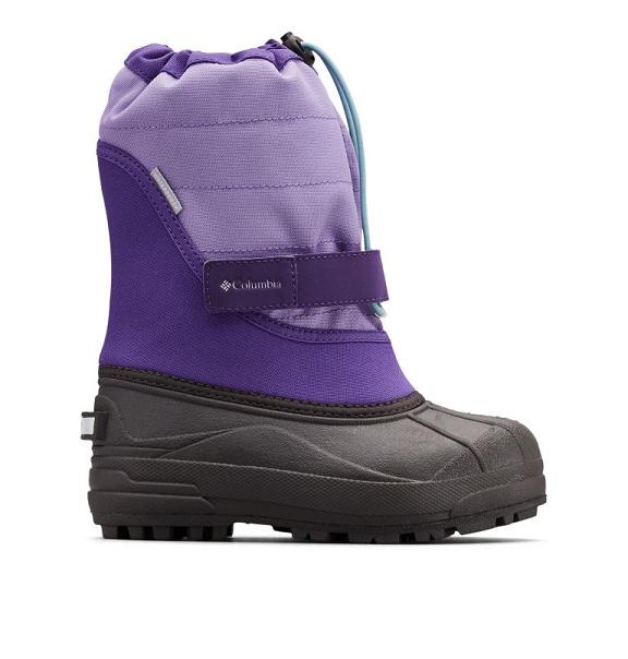 Columbia Powderbug Plus II Snow Boots Boys Purple USA (US28989)